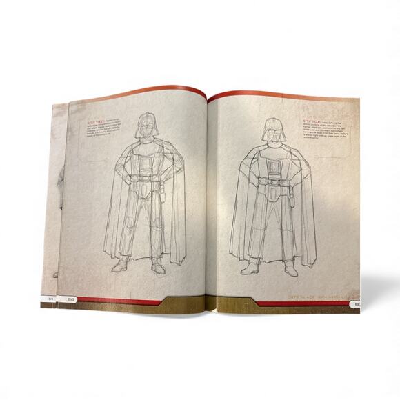 Star Wars Coloring & Learn to Draw Books - Very Good! - Picture 4 of 6
